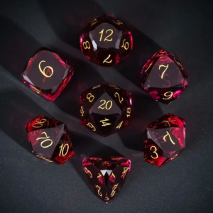 Sanguis Glass Dice Set