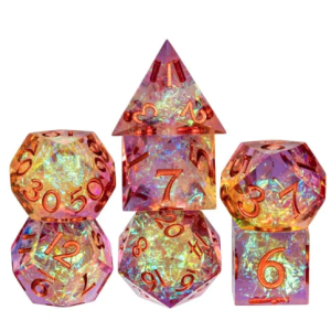Opaline Dice Set
