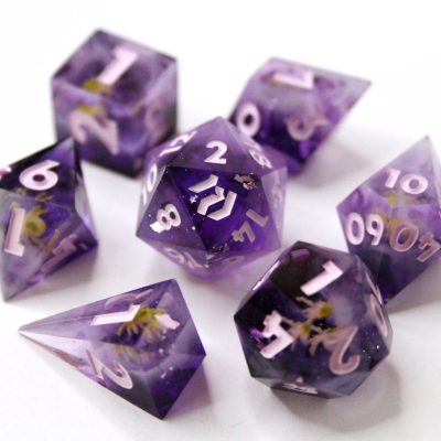 Shadowsilk Handmade Dice Set by Rebel Dice